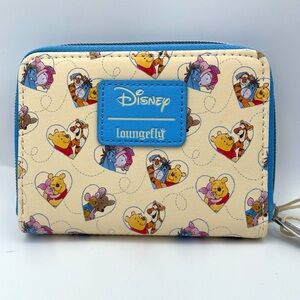 Loungefly Disney Cream and Blue Wallet